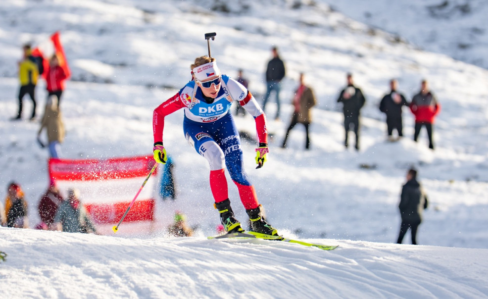 Markéta Davidová, sprint žen na SP Hochfilzen 2025